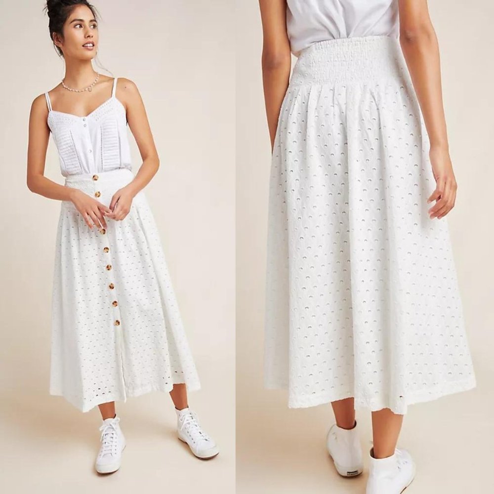 Anthropologie Maeve Vanderbilt Skirt Size 4